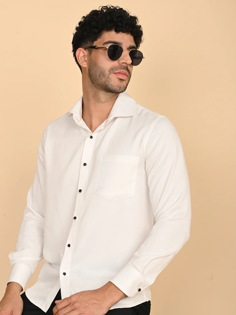 Full Sleeves Shirt White