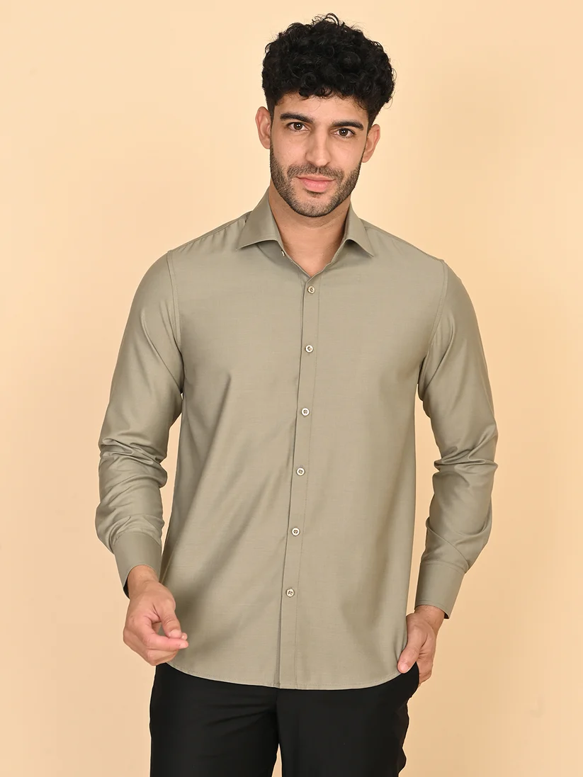 Full Sleeves Shirt Olive