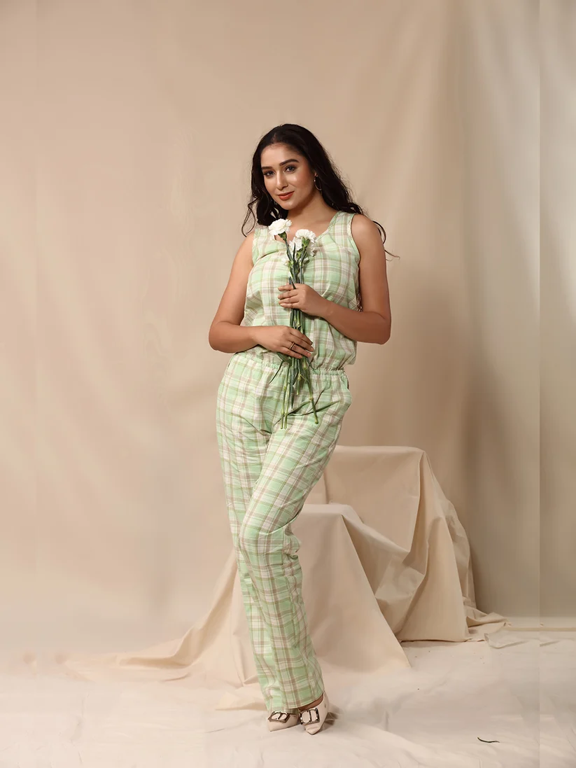 Mint Meadow Jumpsuit