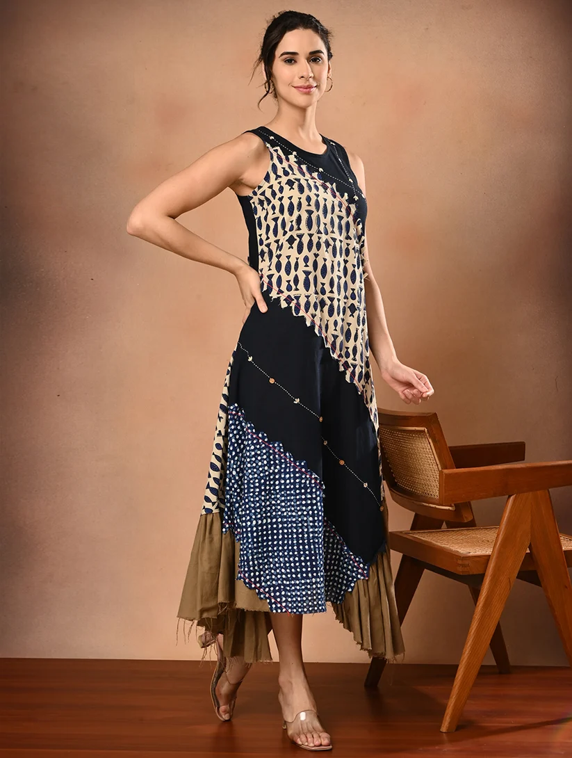 One Piece in Handloom Cotton