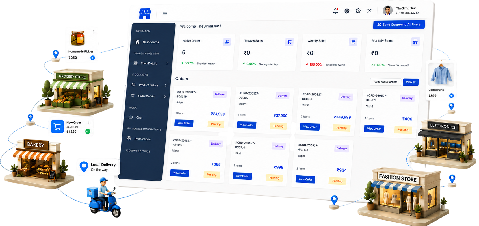 Localhearts partner dashboard